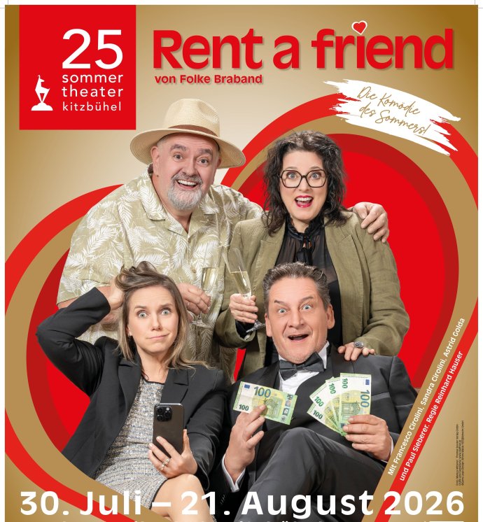 25. Sommertheater Kitzbühel "Rent a friend" - Komödie